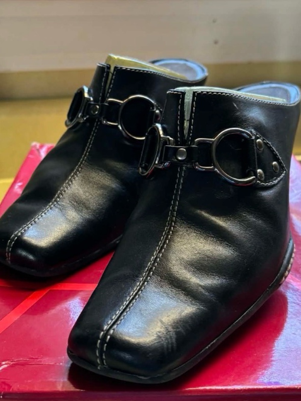 Slide in boots